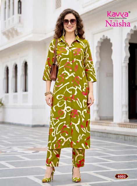 Kavya naisha vol-6 coord set wholesale in surat